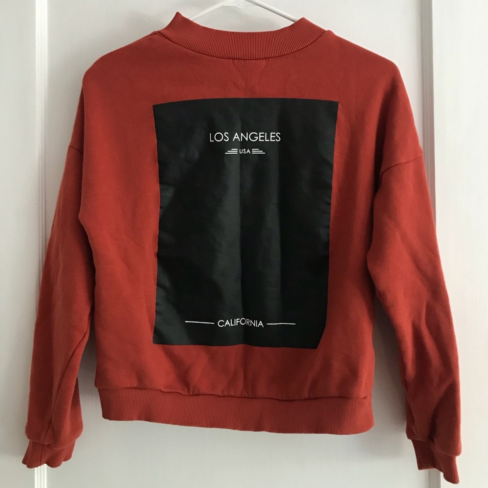 H&M Burnt orange LA sweater